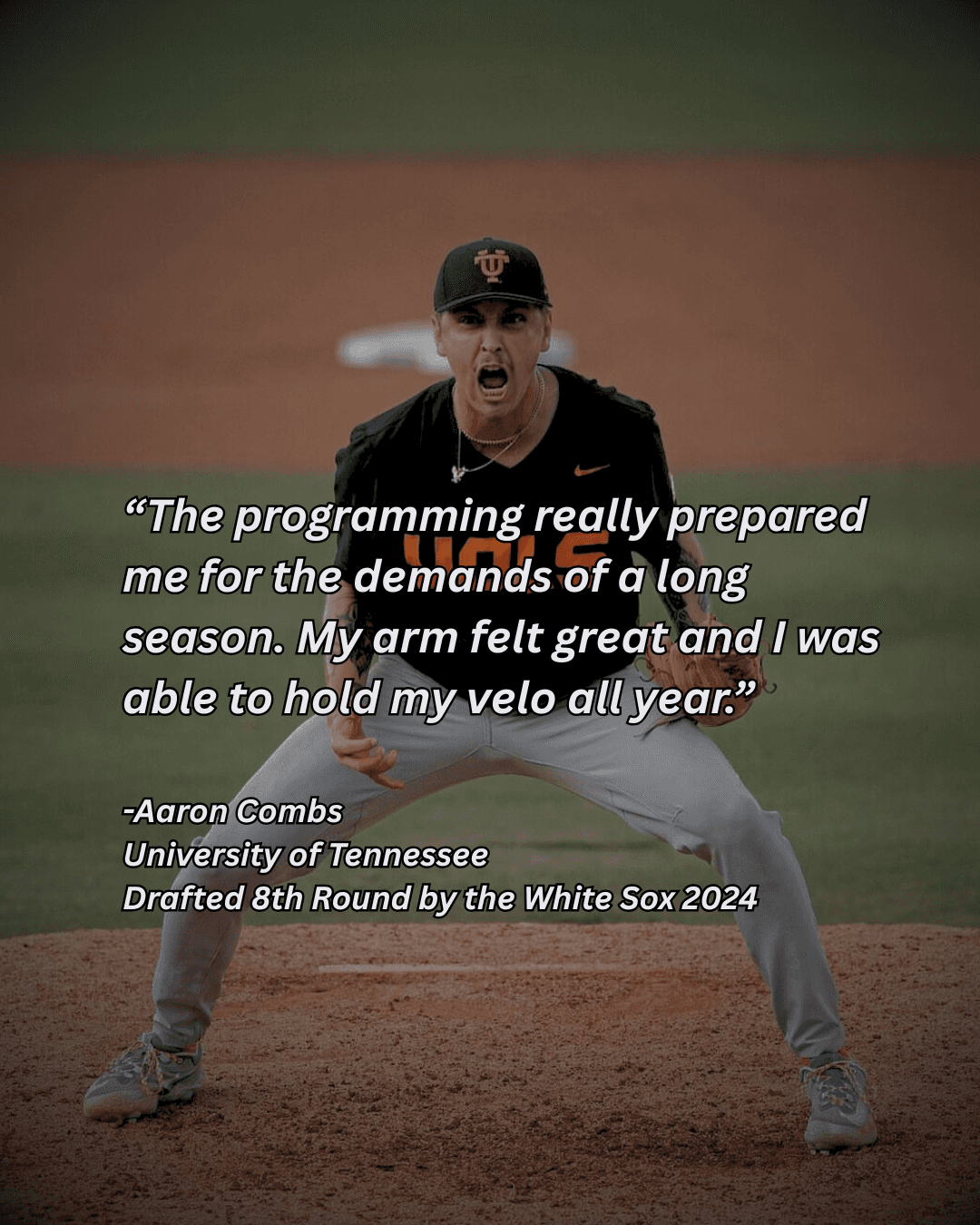 Aaron Combs testimonial - Drafted 8th Round by Chicago White Sox 2024